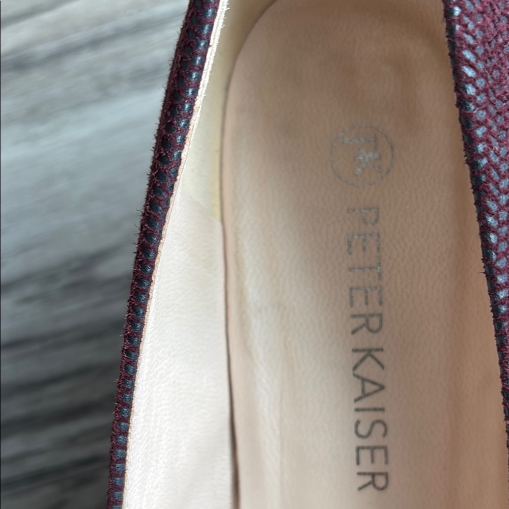 Peter Kaiser Women's Burgundy Pumps size 5, US7.5 - Picture 8 of 15